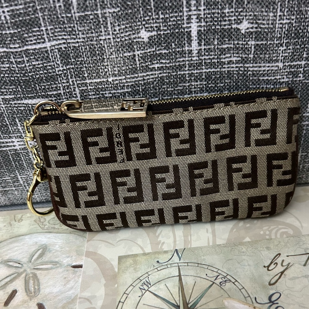 Fendi Zippered Key Pouch